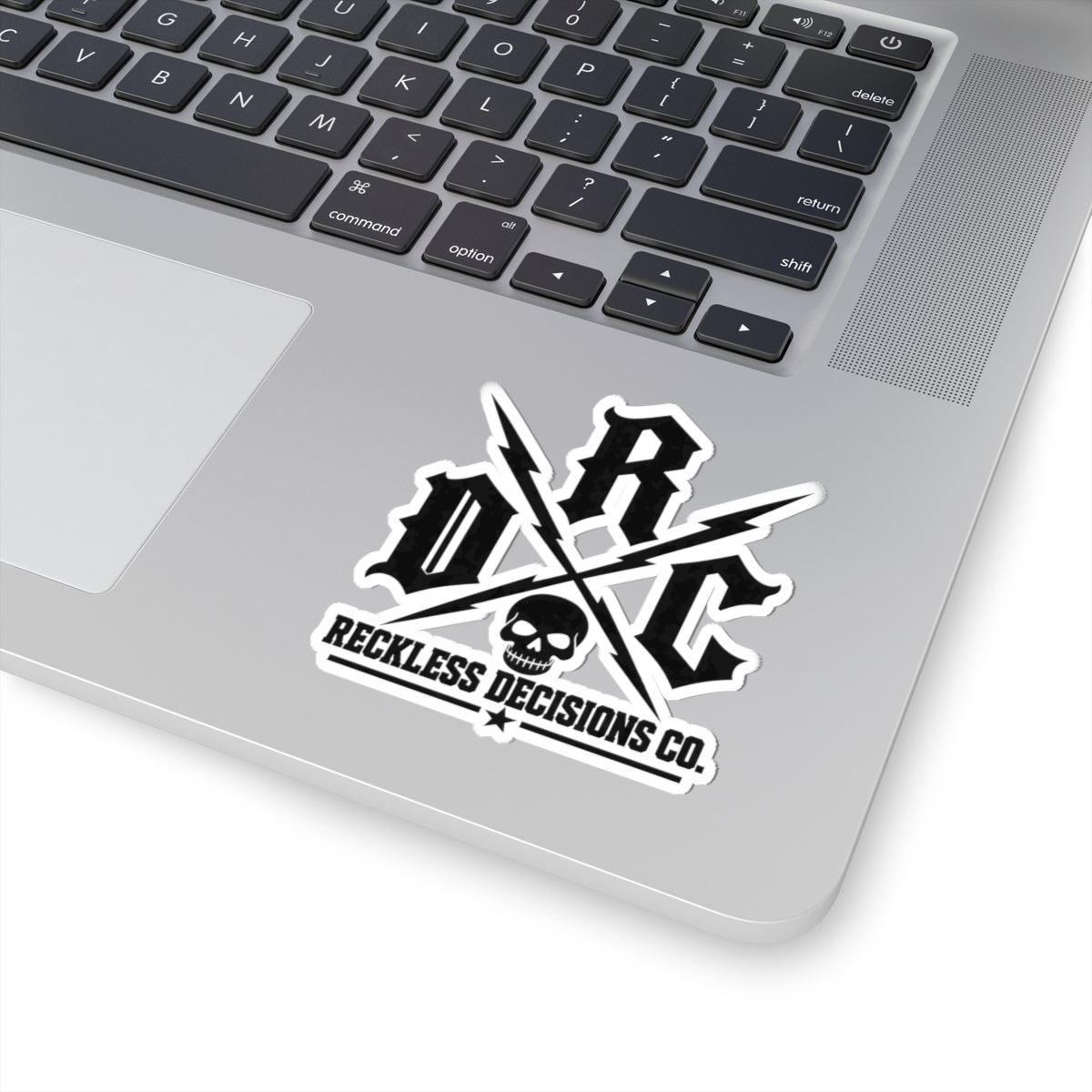 Reckless Decisions Co. Skull Logo Kiss-Cut Sticker