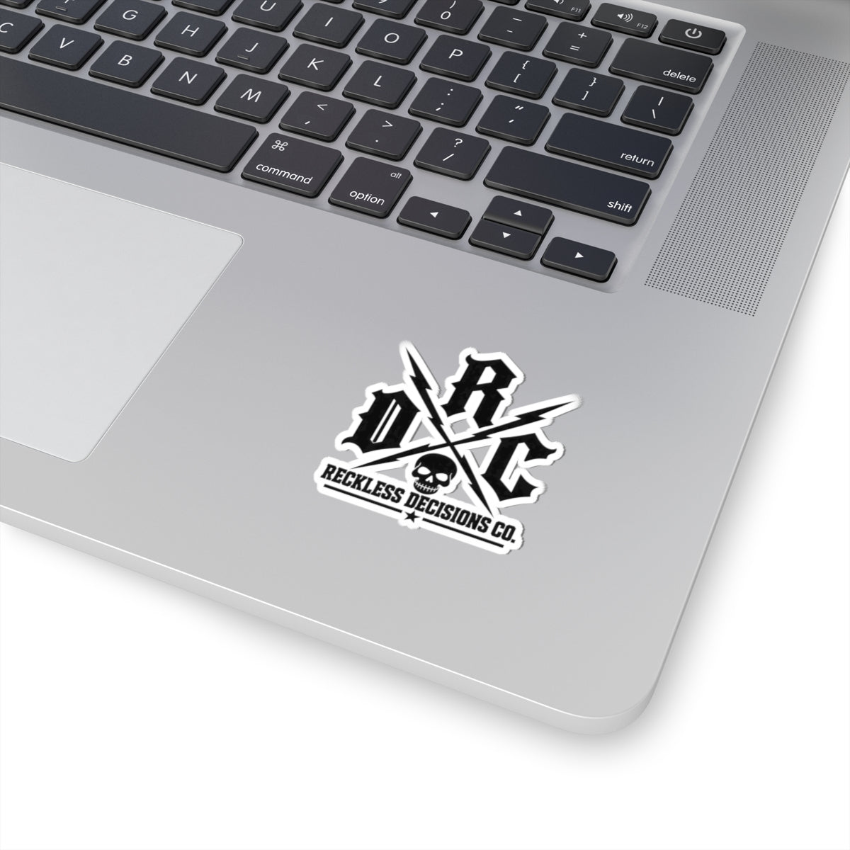 Reckless Decisions Co. Skull Logo Kiss-Cut Sticker