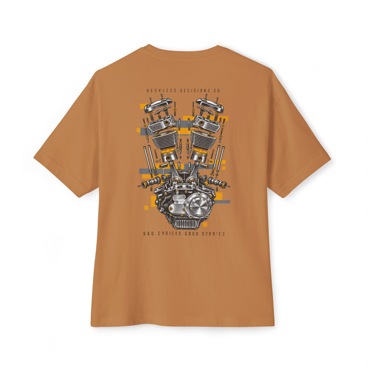 Reckless Graphic Tee — Streetwear Oversized Boxy T‑Shirt