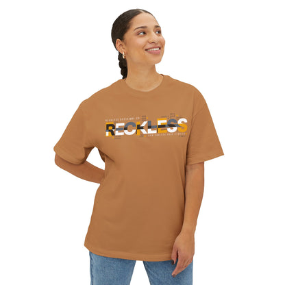 Reckless Graphic Tee — Streetwear Oversized Boxy T‑Shirt