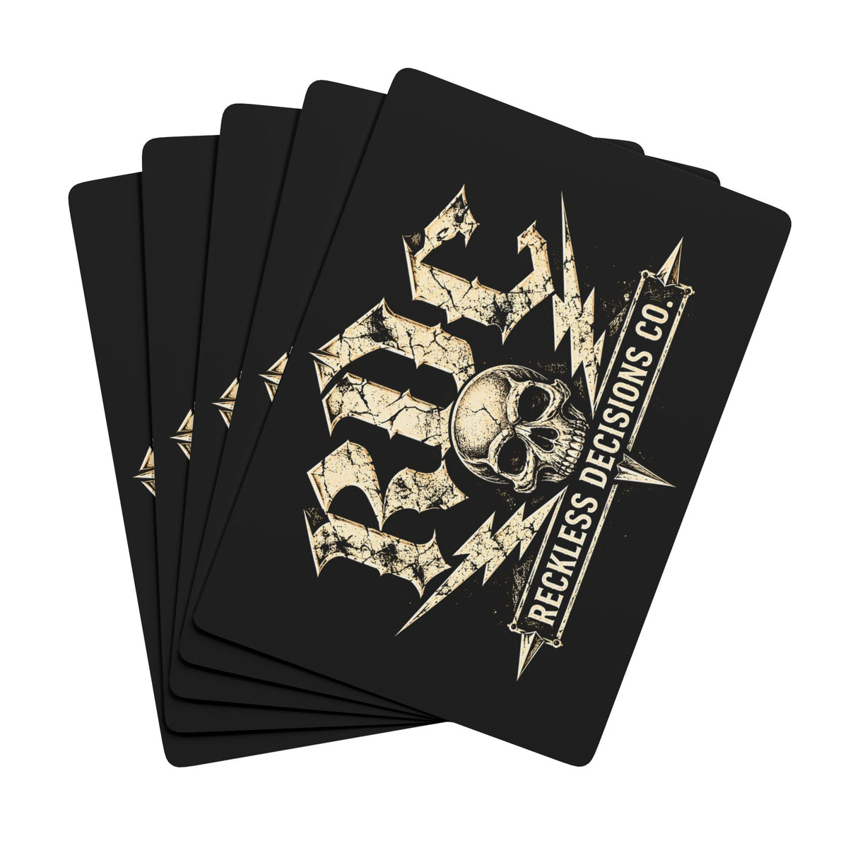 Reckless Decisions Co. Skull Poker Playing Cards