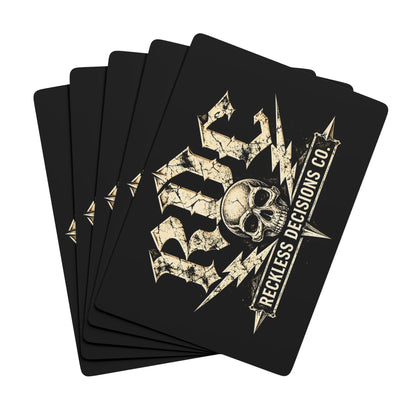Reckless Decisions Co. Skull Poker Playing Cards